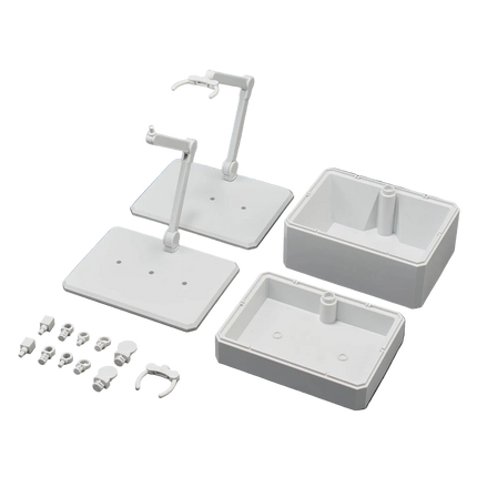 Bandai - Gunpla - Action Base - Action Base 7 & Option Box (White)