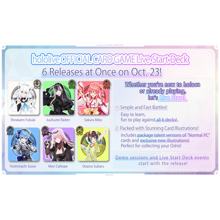 hololive Official Card Game - Live Start Deck - Mori Calliope Deck