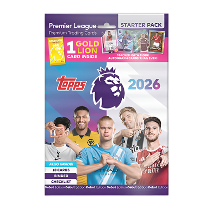 Topps - 2026 Premier League Debut Edition Football (Soccer) - Starter Pack