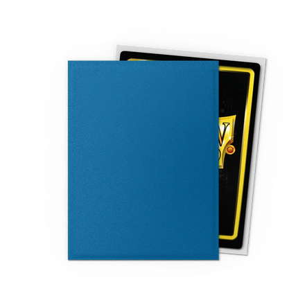 Dragon Shield - Dual Matte Sleeves - Standard Size - 100pk - Cobalt & Silver Special Edition