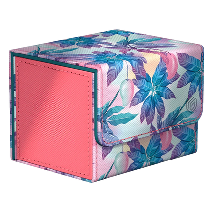 Ultimate Guard - Sidewinder XenoSkin - 100+ Deck Case - Floral Places - Miami Pink