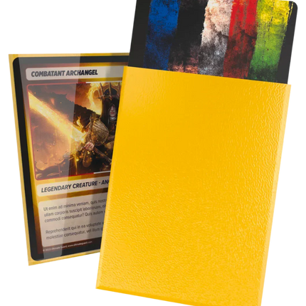 Ultimate Guard - Cortex Sleeves - Standard Size - Ideal-Fit - Yellow - 100pk