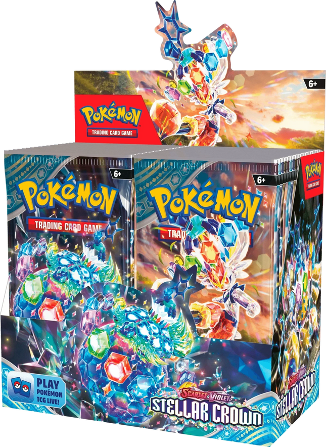 Pokemon TCG | Scarlet & Violet - SV7 Stellar Crown | Products The Card Vault Pokemon TCG | Scarlet & Violet - SV7 Stellar Crown | Products The Card Vault