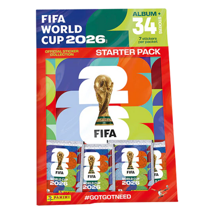 Panini - FIFA World Cup 2026 - Football (Soccer) Official Sticker Collection - Starter Pack