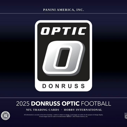 Panini - 2025 Donruss Optic American Football (NFL) - International Hobby Box