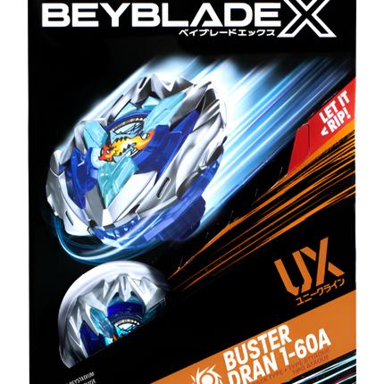 Beyblade X - UX Starter Pack Top and Launcher - Buster Dran 1-60A