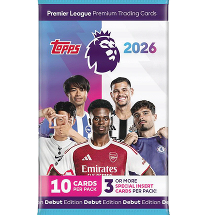 Topps - 2026 Premier League Debut Edition Football (Soccer) - Booster Pack