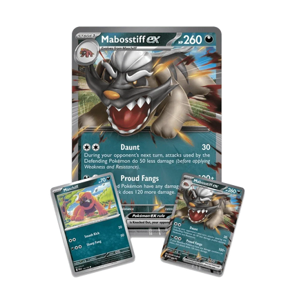 Pokemon TCG - Scarlet & Violet - Mabosstiff Ex Collection Box