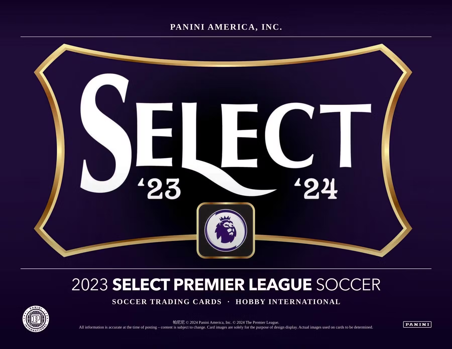 Panini - 2023/24 Select Premier League Football (Soccer) - International Hobby Box