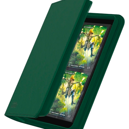 Ultimate Guard - Zipfolio 160 XenoSkin - 8-Pocket Portfolio - Green