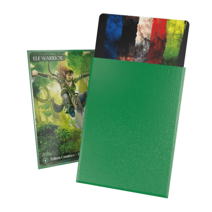 Ultimate Guard - Cortex Sleeves - Standard Size - Ideal-Fit - Matte Green - 100pk