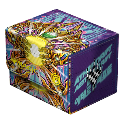 Ultimate Guard - Sidewinder XenoSkin - 100+ Deck Case - Magic: The Gathering - Aetherdrift - Solar Gearhulk