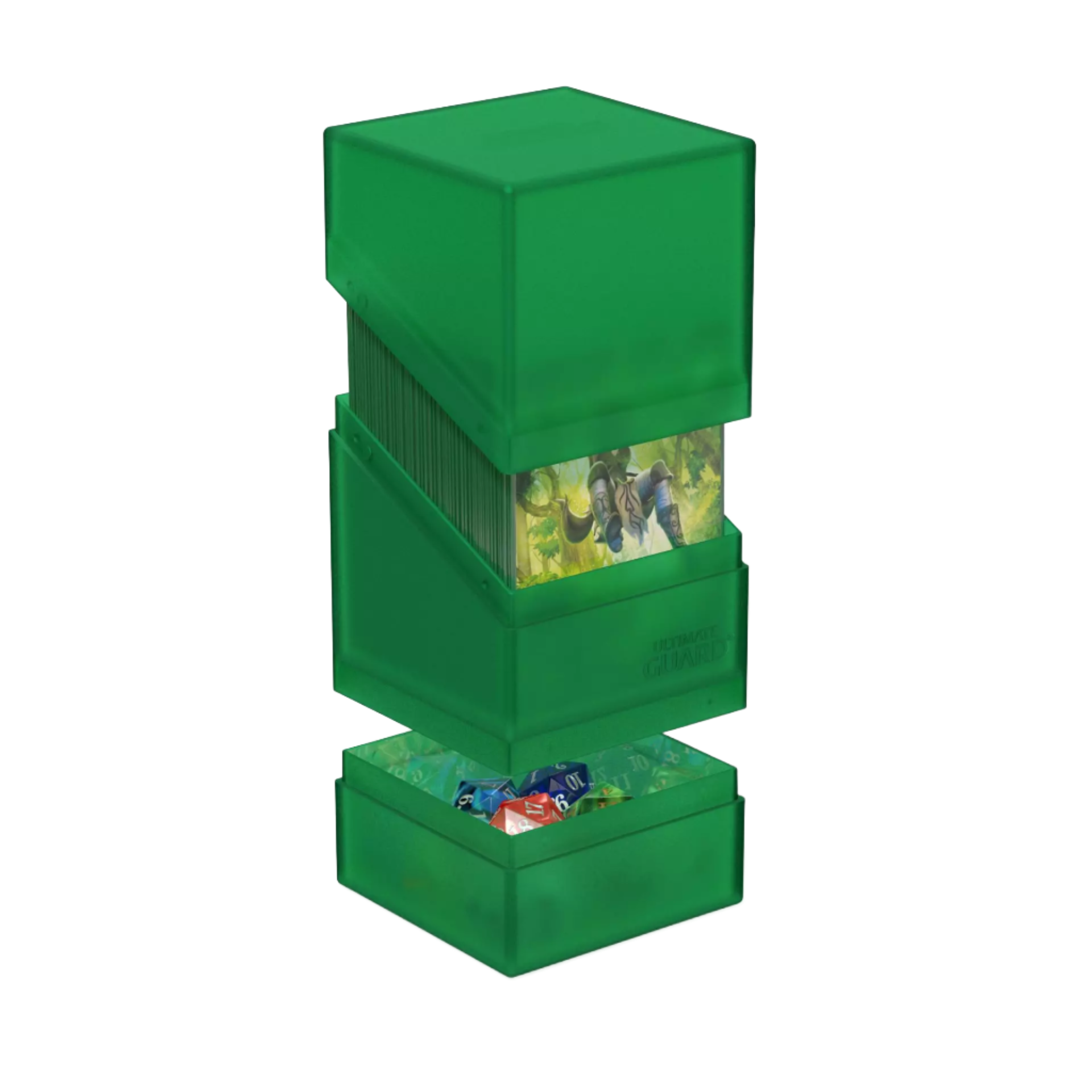 Ultimate Guard - Boulder 'n' Tray - 100+ Deck Case - Emerald