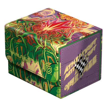 Ultimate Guard - Sidewinder XenoSkin - 100+ Deck Case - Magic: The Gathering - Aetherdrift - Pyrewood Gearhulk