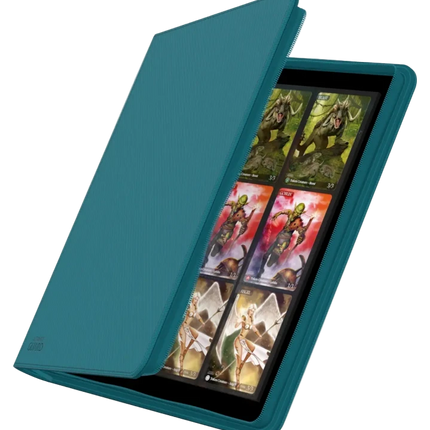 Ultimate Guard - Zipfolio 480 XenoSkin - 24-Pocket Portfolio - Petrol Blue