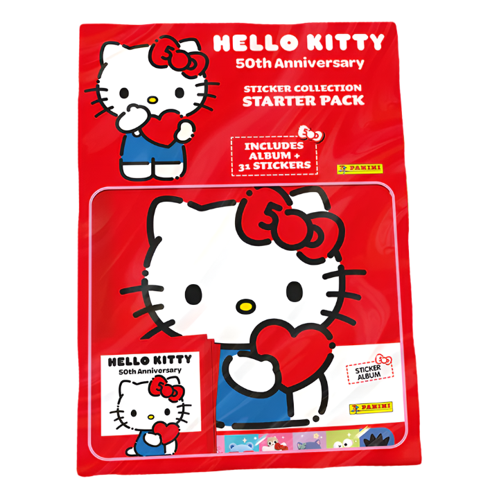 Panini - Hello Kitty 50th Anniversary Sticker Collection - Starter Pack