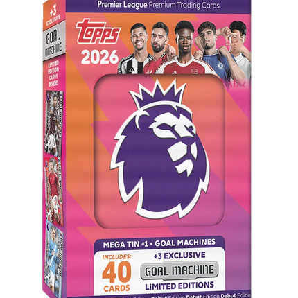 Topps - 2026 Premier League Debut Edition Football (Soccer) - Mega Tin (Assorted)