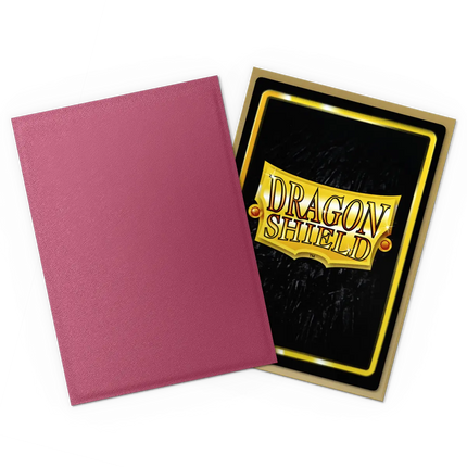 Dragon Shield - Dual Matte Sleeves - Standard Size - 100pk - Pomegranate & Gold Special Edition