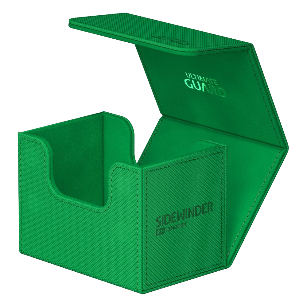 Ultimate Guard - Sidewinder XenoSkin - 80+ Deck Case - Monocolor Green