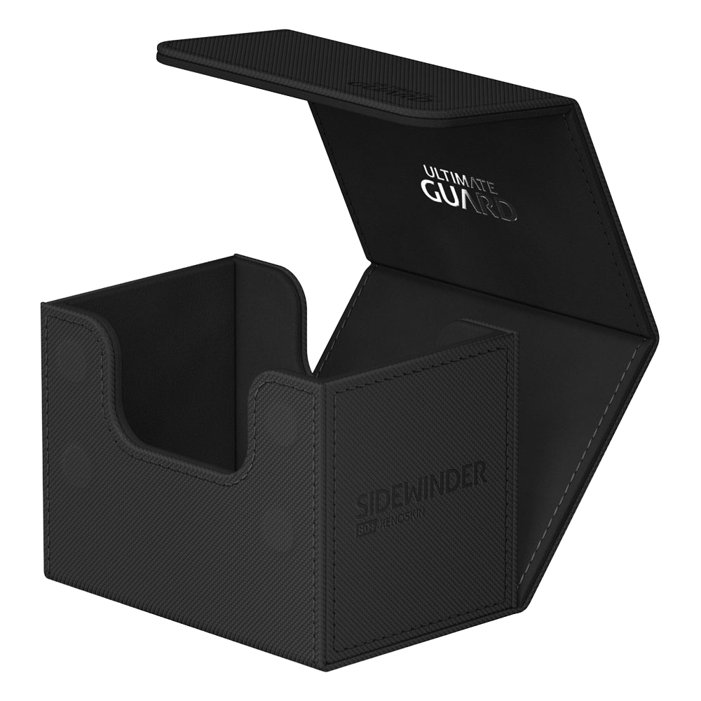 Ultimate Guard - Sidewinder XenoSkin - 80+ Deck Case - Monocolor Black
