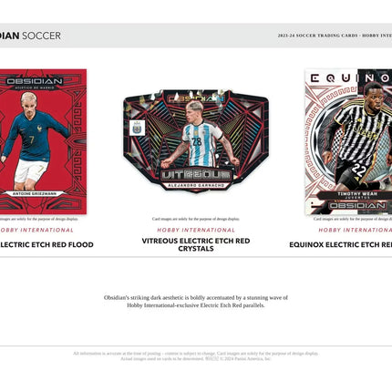 Panini - 2023/24 Obsidian Football (Soccer) - International Hobby Box