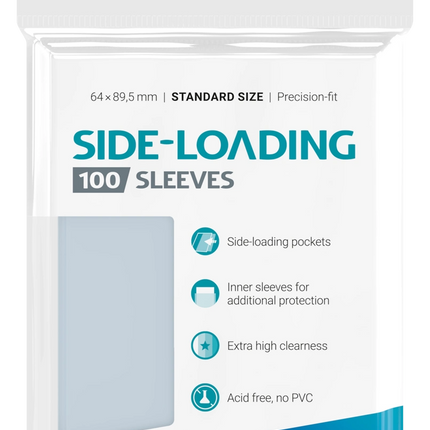 Ultimate Guard - Precise-Fit Sleeves - Standard Size - Side-Loading - 100pk