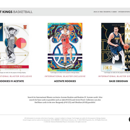 Panini - 2024/25 Court Kings Basketball (NBA) - International Blaster Box