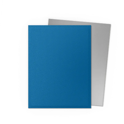 Dragon Shield - Dual Matte Sleeves - Standard Size - 100pk - Cobalt & Silver Special Edition