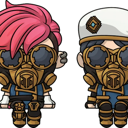 Youtooz - Arcane - Taskforce Caitlyn & Vi Monitor Buddiez Vinyl Figures #2