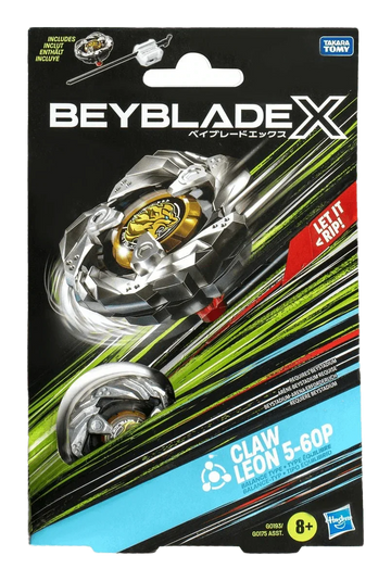 Beyblade X Keel Shark 3-60LF Booster Pack Avec Toupie Droite De Type Attaque ; Jouets De Combat Pour Garçons Et Filles De 8 Ans