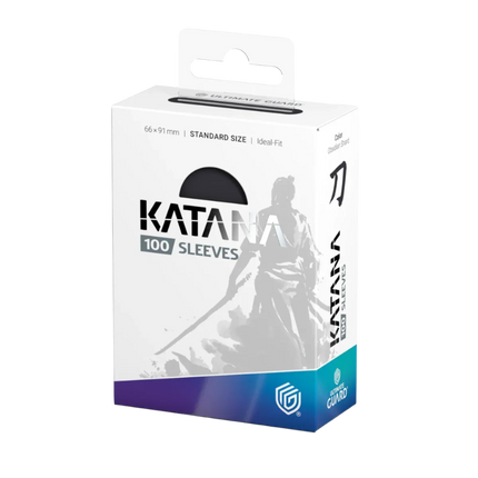 Ultimate Guard - Katana Sleeves - Standard Size - Ideal-Fit - Obsidian Shard - 100pk