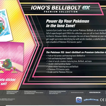 Pokemon TCG - Scarlet & Violet - Iono’s Bellibolt EX Premium Collection Box