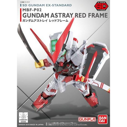 Bandai - Gunpla - SD Gundam EX-Standard -Mobile Suit Gundam SEED Astray - MBF-P02 Gundam Astray Red Frame