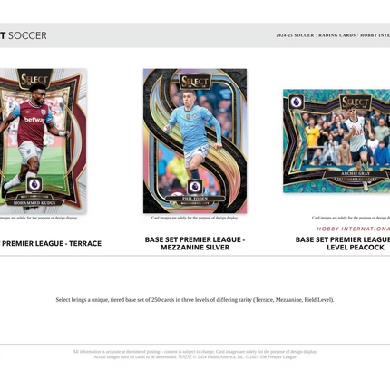 Panini - 2024/25 Select Premier League Football (Soccer) - International Hobby Box