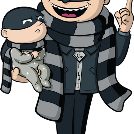Youtooz - Despicable Me 4 - Heist Gru and Baby Gru Vinyl Figure #0