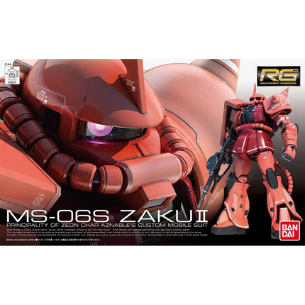 Bandai - Gunpla - RG 1/144 - Mobile Suit Gundam - MS-06S Zaku II