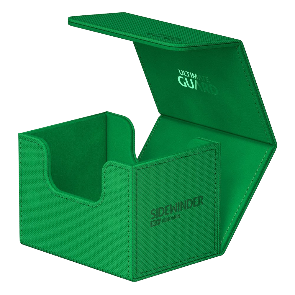 Ultimate Guard - Sidewinder XenoSkin - 100+ Deck Case - Monocolor Green