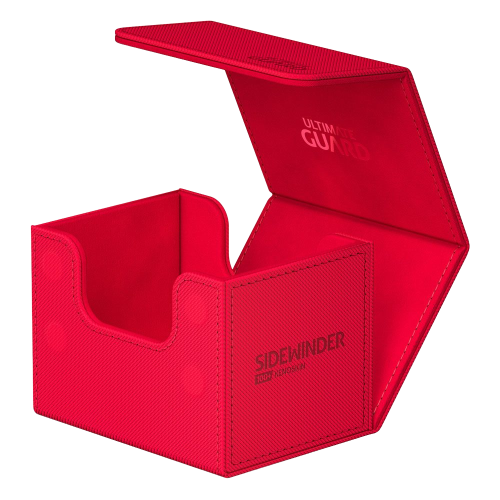 Ultimate Guard - Sidewinder XenoSkin - 100+ Deck Case - Monocolor Red