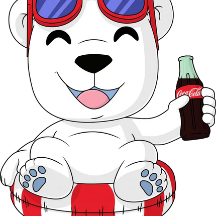 Youtooz - Coca-Cola - Coca-Cola Polar Bear Vinyl Figure #1