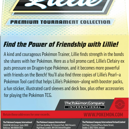 Pokemon TCG - Premium Tournament Collection Box - Lillie