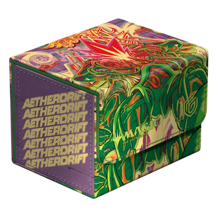 Ultimate Guard - Sidewinder XenoSkin - 100+ Deck Case - Magic: The Gathering - Aetherdrift - Pyrewood Gearhulk