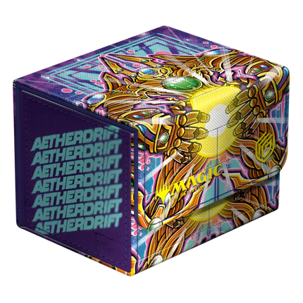 Ultimate Guard - Sidewinder XenoSkin - 100+ Deck Case - Magic: The Gathering - Aetherdrift - Solar Gearhulk