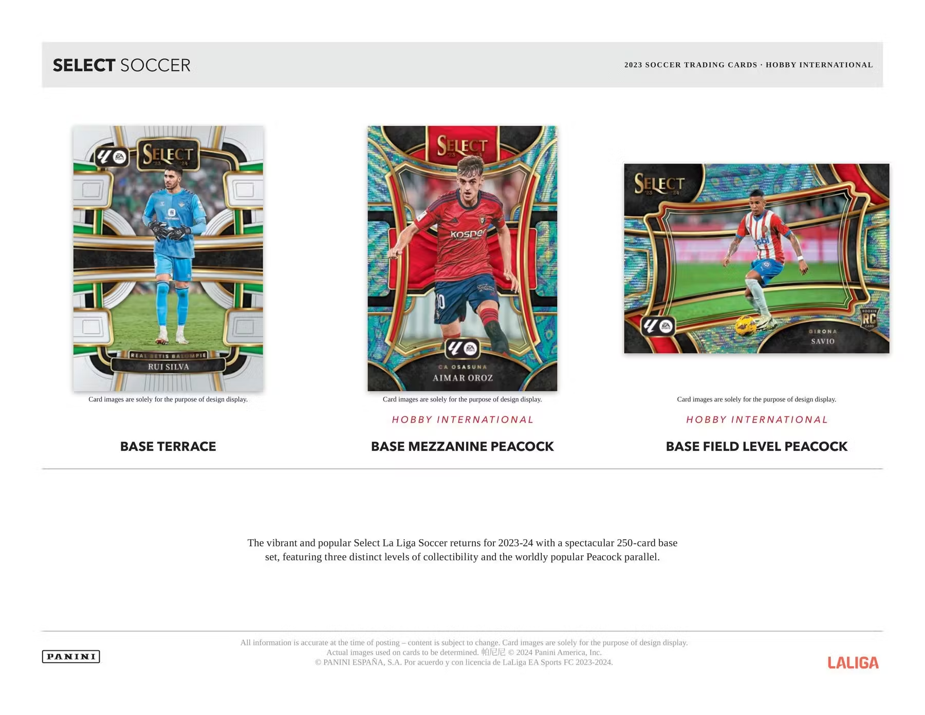 Panini - 2023/24 Select La Liga Football (Soccer) - International Hobby Box
