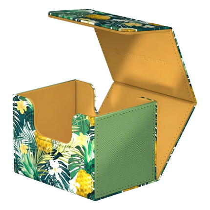 Ultimate Guard - Sidewinder XenoSkin - 100+ Deck Case - Floral Places - Bahia Green