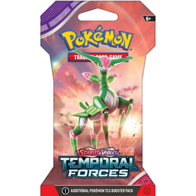 Pokemon TCG - Scarlet & Violet - Temporal Forces - Sleeved Booster Pack