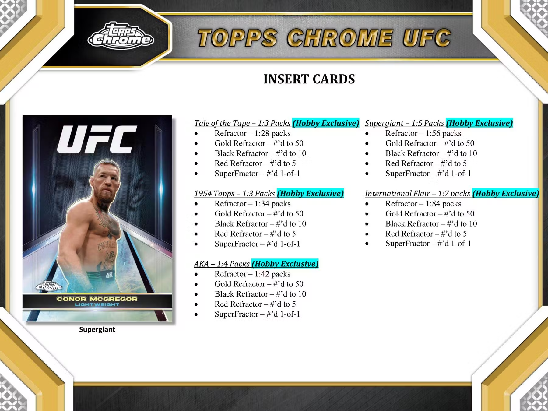 Topps - 2024 Chrome UFC - Hobby Box