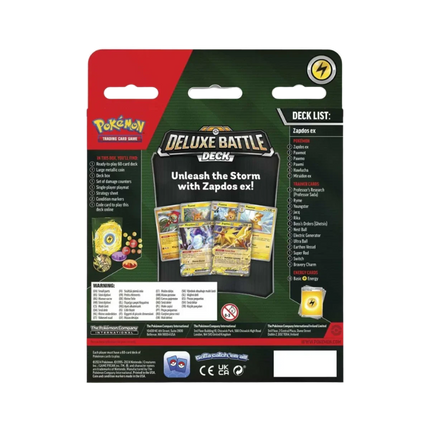 Pokemon TCG - Scarlet & Violet - Zapdos Ex Deluxe Battle Deck