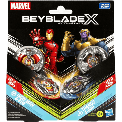 Beyblade X - Marvel - Iron Man 4-80B vs Thanos 4-60P