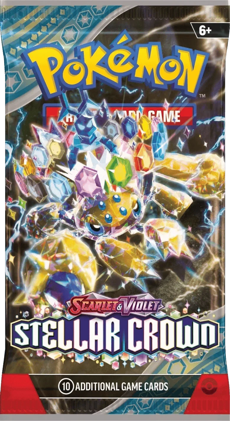 12 Sets of Pokemon TCG Scarlet & Violet 7 Stellar Crown Premium Checklane