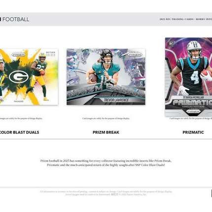 Panini - 2025 Prizm American Football (NFL) - International Hobby Box